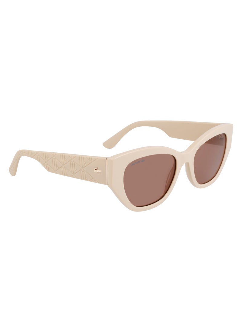 LACOSTE FULL RIM BIO INJ-G820 ACETATE LACOSTE SUNS L6047S 5419 (264) SAND  - Image 3