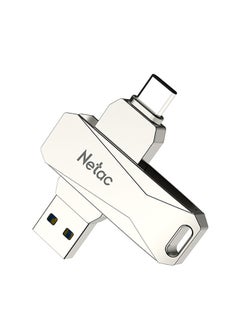 NIBEMINENT Type-C USB 64GB Double Interface Flash Drive Plug U782C_2 Silver  - Image 1