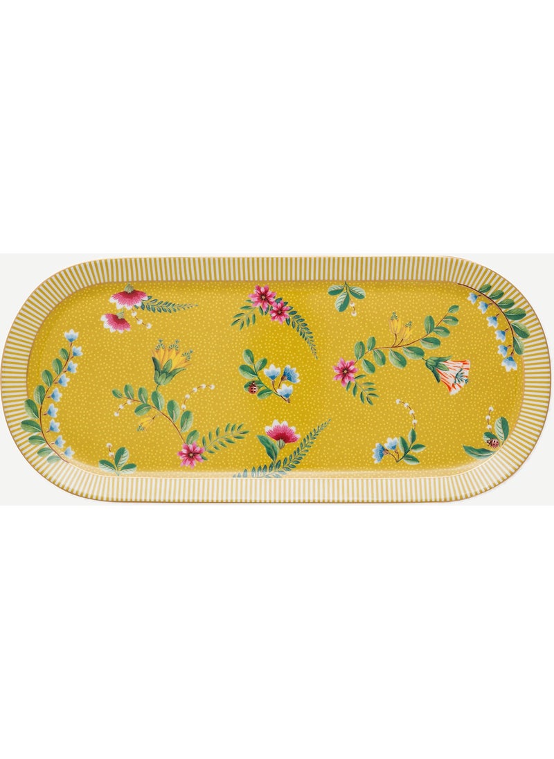 La Majorelle Yellow Porcelain Serving Plate 33 cm - pzsku/ZD007483998480BB6D127Z/45/_/1731183441/026b94b5-e973-4716-8e13-c01c83d97dc2