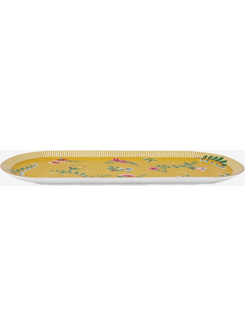 La Majorelle Yellow Porcelain Serving Plate 33 cm - pzsku/ZD007483998480BB6D127Z/45/_/1731183459/0715f90c-6b3f-4af2-b0d4-ac183ebee916