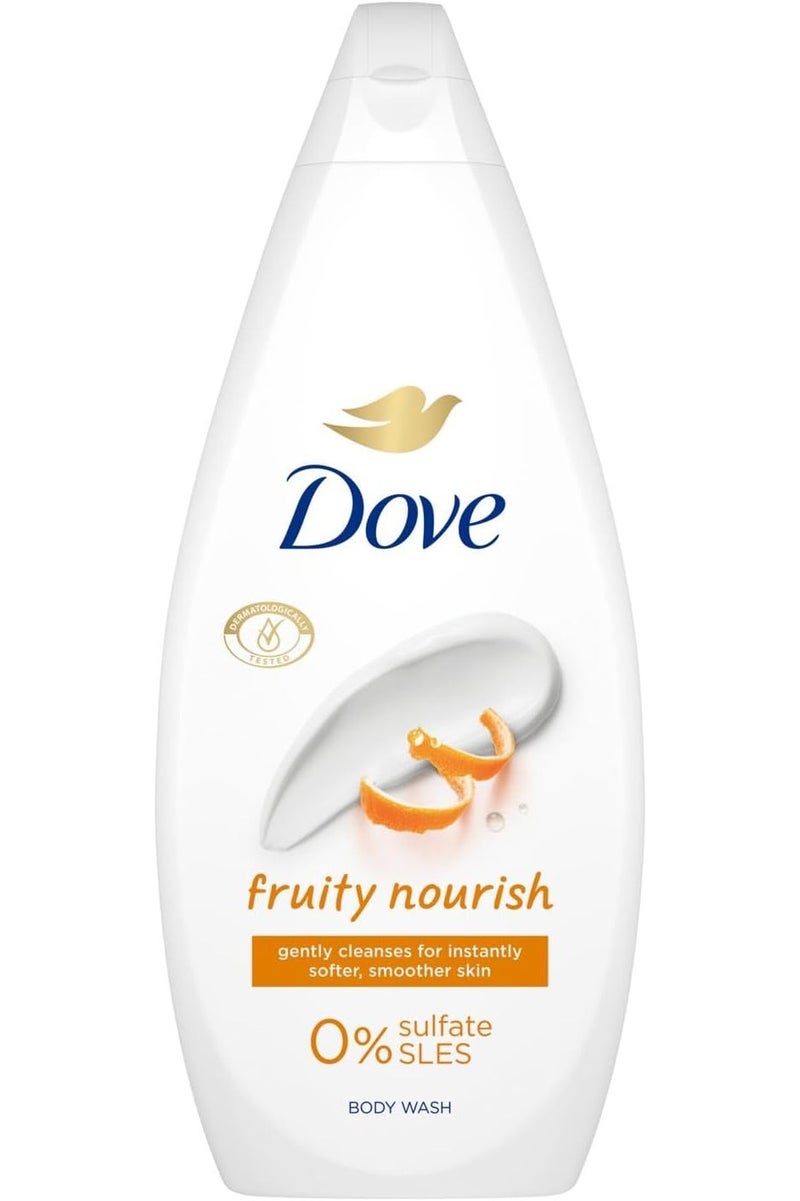 Dove Fruity Nourish Body Wash Body 3 x 720ml with plant-based moisturisers for softer, smoother skin - Image 5
