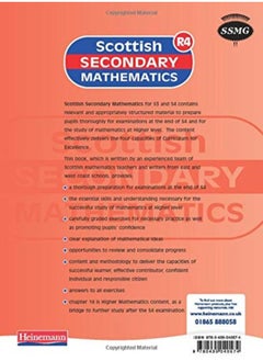 Scottish Secondary Mathematics Red 4 Student Book  - Image 1