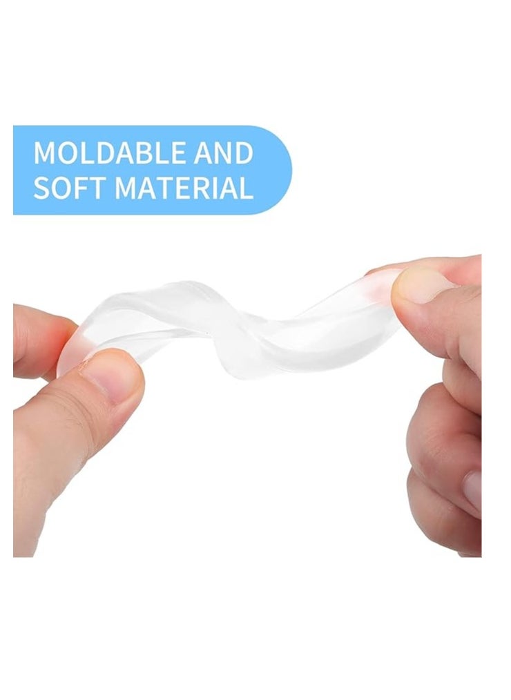 SportQ SportQ Clear Silicone Youth Sports Mouth Guard, Kids Double Color Mouth Guard for Football Basketball Boxing MMA Hockey with Free Case  - Image 4