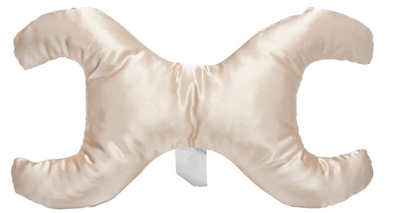 Save My Face!" Pillow Just The Pillow La Petite Size in Soft Champagne - Image 1