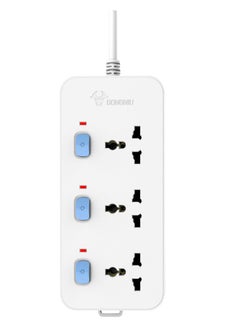 GONGNIU Universal Extension Board 3 Socket 3 Switch 3M Wire  - Image 1