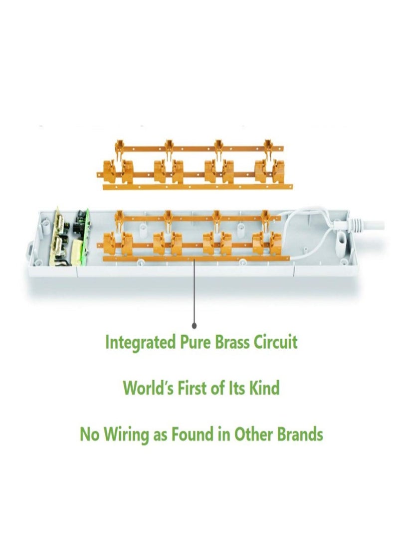 GONGNIU - Universal Extension Board 3 Socket 3 Switch 3M Wire - Image 1