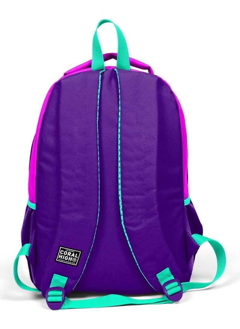 CORAL HIGH - Kids Pink Purple 3-Piece School Bag Set SET0114401 - Image 1