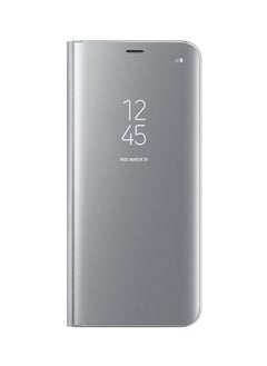 Clear View Flip Case Cover For Samsung Galaxy Note8 Silver