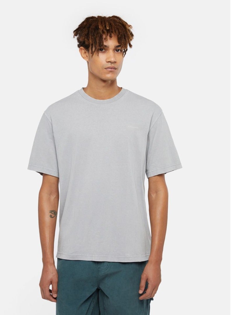 WISHWIND Unisex 100% Cotton T-Shirt – Soft, Breathable & Lightweight Casual Tee for Men & Women | Relaxed Fit | Perfect for Everyday Wear, Summer, Gym & Travel (Light Grey) - Image 1