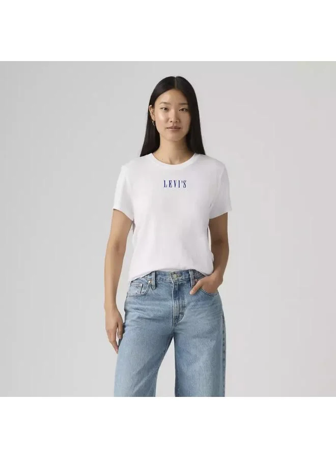 ليفايز تيشيرت بياقة دائرية برسومات