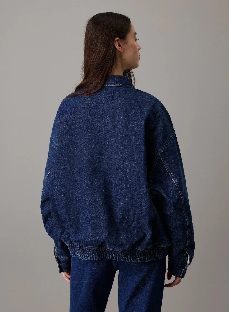 Calvin Klein Jeans Denim Bomber Jacket