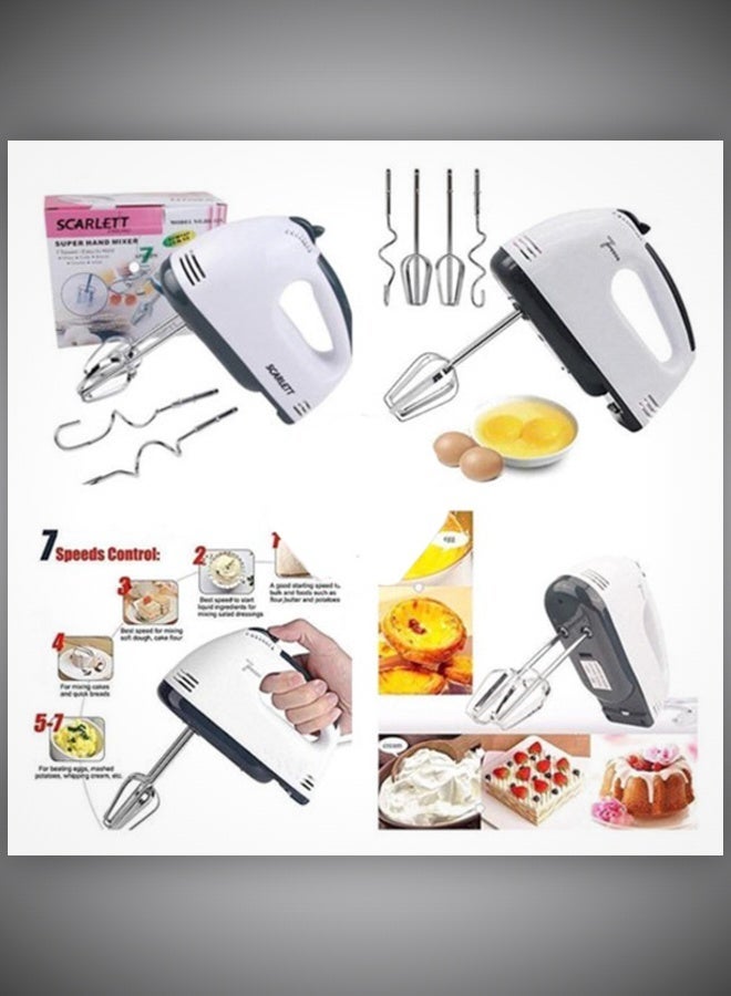 Super Hand Mixer 7-in-1 – 260W Power – 7 Speeds – Multi-Function Kitchen Mixer for Fast & Easy Use - Image 2
