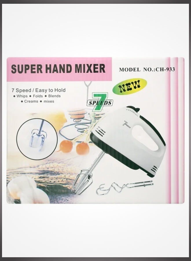 Super Hand Mixer 7-in-1 – 260W Power – 7 Speeds – Multi-Function Kitchen Mixer for Fast & Easy Use - Image 4