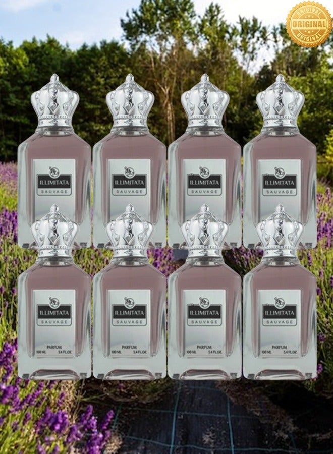 BL 8 Pieces Illimitata Sauvage Parfume EDP 100ML - Image 1