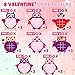 Wiwiqing 24 Pack Valentines Day Tic Tac Toe Strategic Board Felt with Storage Bags Valentines Day Games for Party Favors Goodie Bags Gift Exchange PrizesBirds - Image 4