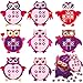 Wiwiqing 24 Pack Valentines Day Tic Tac Toe Strategic Board Felt with Storage Bags Valentines Day Games for Party Favors Goodie Bags Gift Exchange PrizesBirds - Image 2