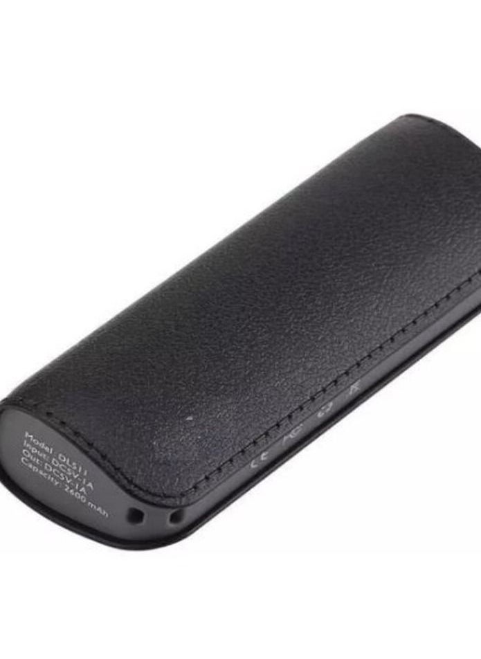 Generic - DL511 thin power bank 2600mah mobile battery bank real capacity 18650 power bank Black - Image 1