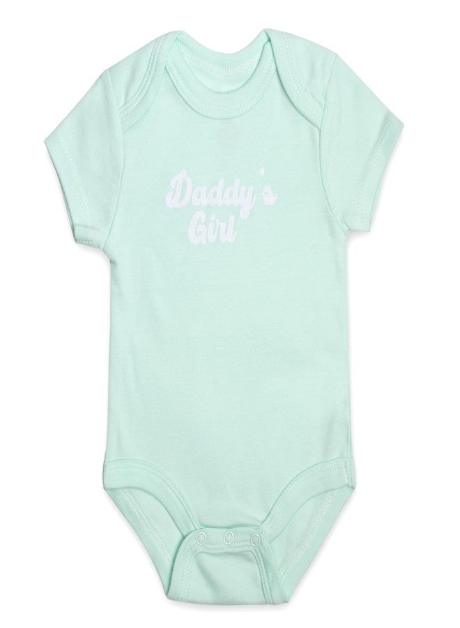 Baby Essentials Baby Girls 6 Piece Bodysuit Set (Mama's Bestie Daddy's Girl 6 Piece, 3 Months) - Image 3