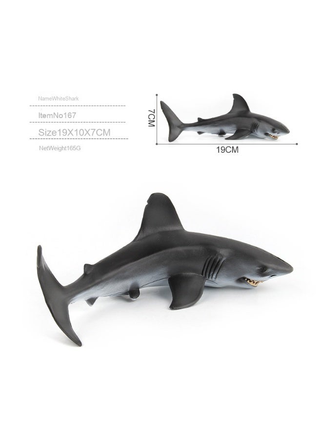 نيبمينينت نماذج لعب الحيوانات البحرية المحاكية - 6 أنواع من أسماك القرش الكلاسيكية