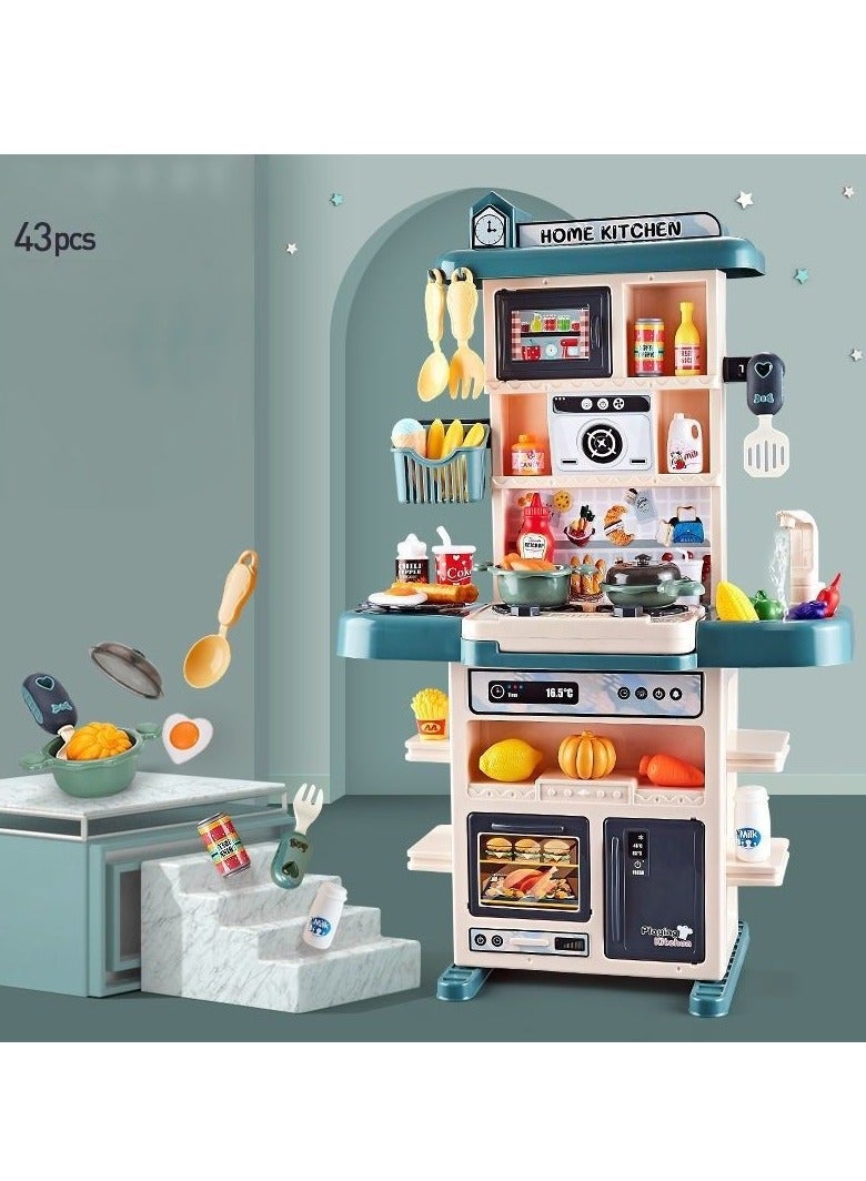Kitchen Toys, Simulated Kitchenware, Cooking Set for Children 3-6 Years Old, Girls and Boys - Image 1