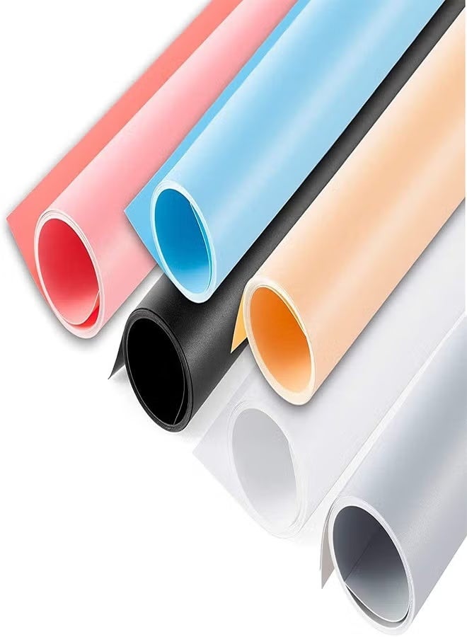 بادوم خلفية تصوير بادوم (120×200 سم) من ورق PVC غير لامع لاستوديو تصوير الفيديو (أسود) - Image 4