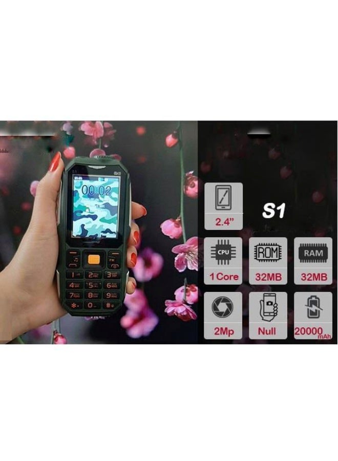 SOYES Titan Max Triple SIM Mobile (Green) – Long-Lasting 20000mAh Battery & Strong LED Torch - Image 4