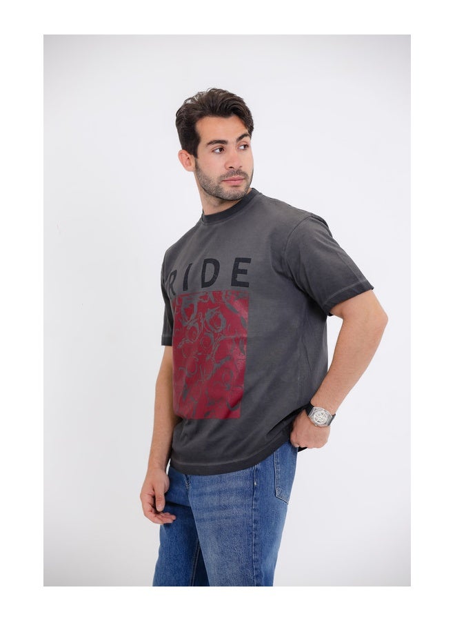 WHITE RABBIT "RIDE" Floral Graphic T-Shirt  - Image 4