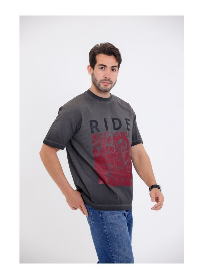 WHITE RABBIT "RIDE" Floral Graphic T-Shirt  - Image 3