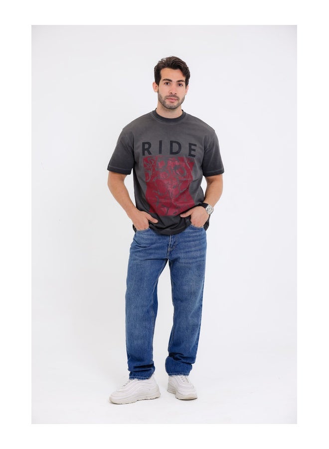 WHITE RABBIT "RIDE" Floral Graphic T-Shirt  - Image 5