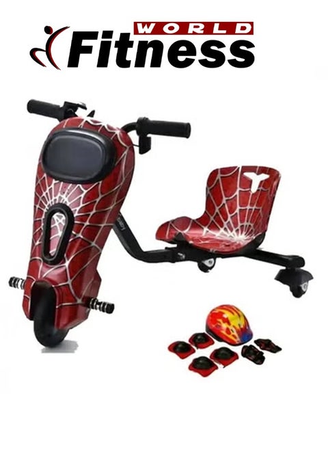 Mini Electric Drift Scooter Toy, 36V High-Power 360° Electric Drifting Scooter - Adjustable with Bluetooth, Includes Protective Gear - Ideal for Kids & Teens