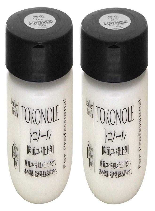 Seiwa Tokonole Leather Finish Burnishing Gum 120g Clear Leathercraft 2 Set - Image 1