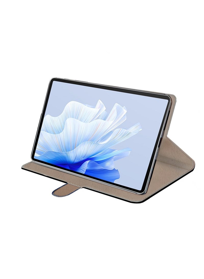 دبليو تيك غطاء حالة قلب من الجلد الصناعي باللون الأسود لجهاز Honor Pad V9 مقاس 11.5 بوصة لعام 2024 / Huawei MatePad 11.5 S لعام 2024 / Huawei MatePad Air 4G مقاس 11.5 بوصة لعام 2023 / Huawei MatePad مقاس 11.5 بوصة لعام 2023 - Image 3