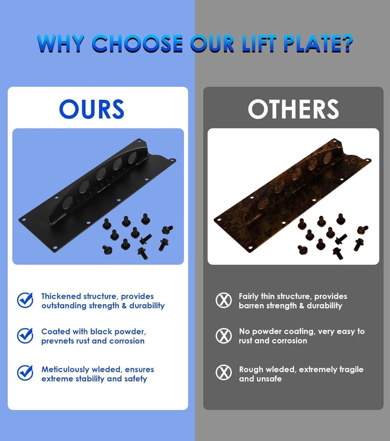 Yoursme LS Engine Lift Plate Hoist Picker Cranet Lifting Plate Bracket for Chevy LS Series LSX LS LS1 LS2 LS3 LQ4 6.0 6.2 5.3 4.8 Gen 3 4 - Image 5