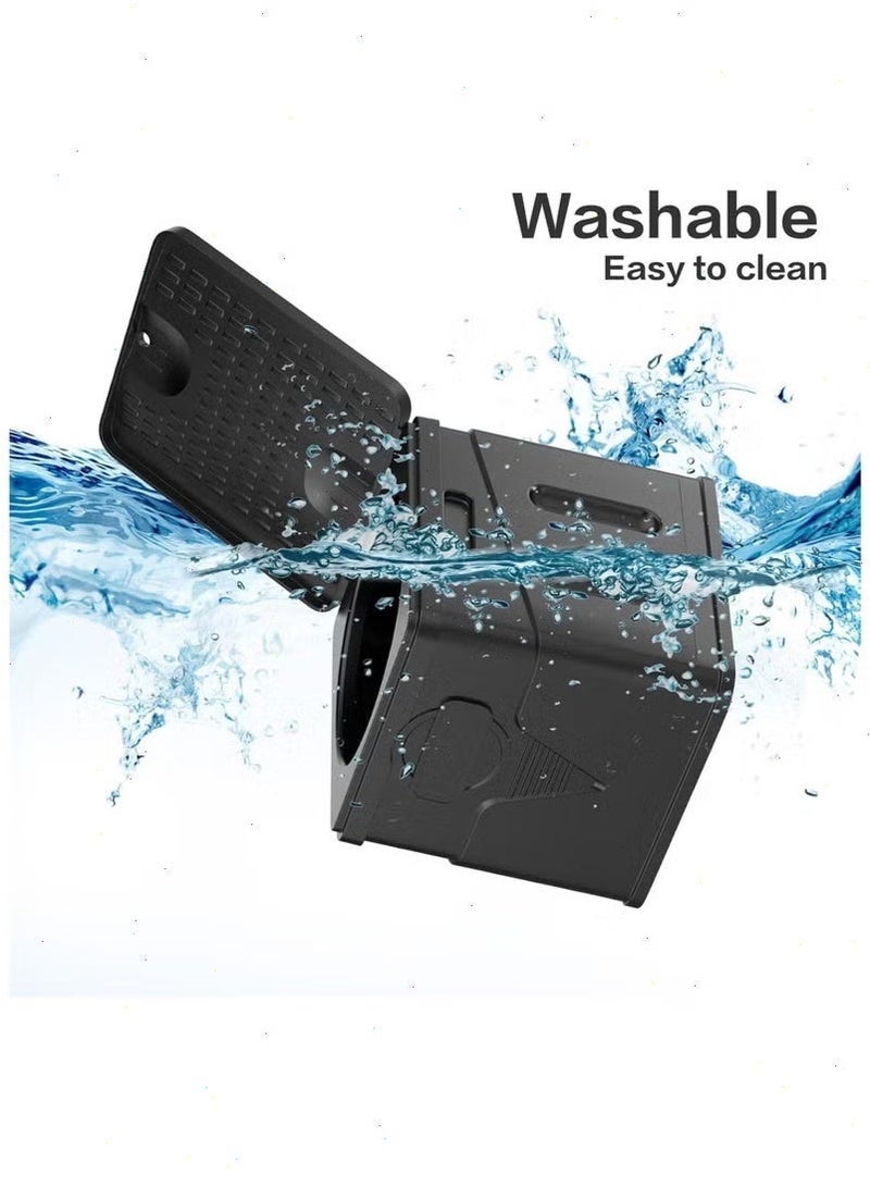 Portable Travel Toilet Seat with Plastic Bags & Storage Bag – Multi-Purpose Emergency Toilet and Camping Toilet for Camping, Travel, Training & Vehicle Use - Image 4