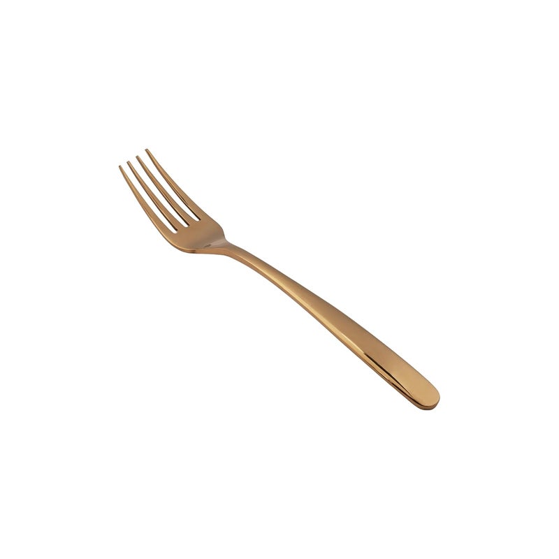 GROX GROX StainlessSteel Premium Classic Regular Fork Gold Set of 6 21 cm - Image 3