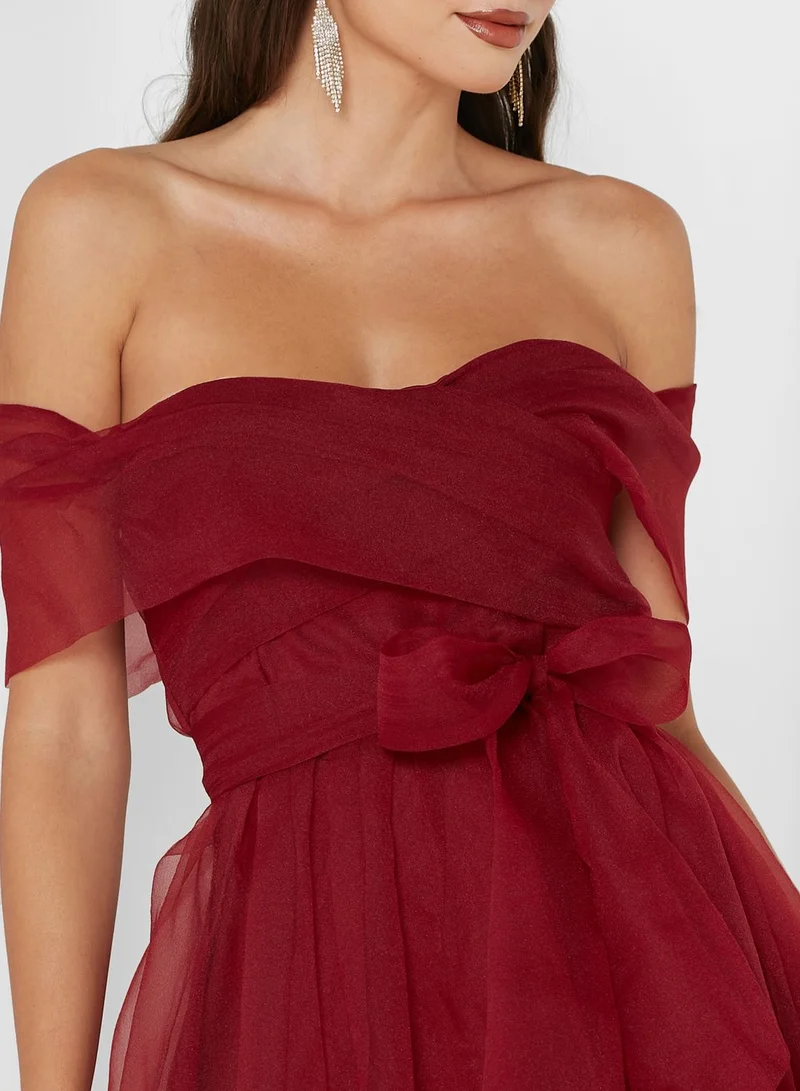Ella Limited Edition Organza Off-Shoulder Dress