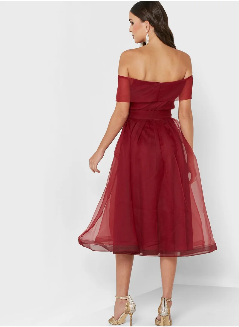 Ella Limited Edition Off Shoulder Tulle Dress