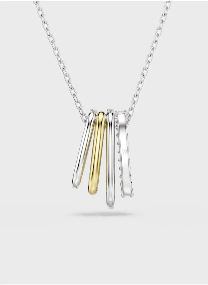 سواروفسكي Pendent  Detail Long Necklace