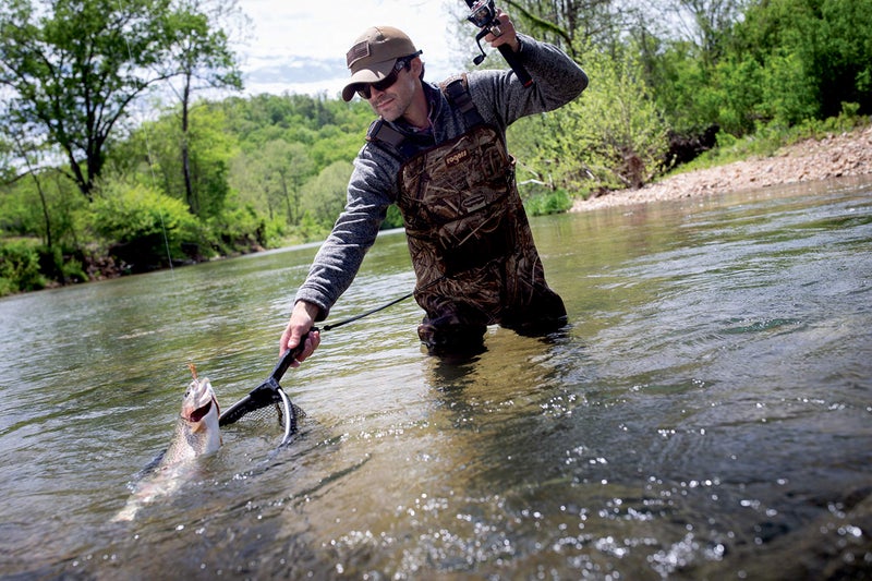 Frabill Floating Trout Net 11"x 15" Hoop Size,Black - Image 3