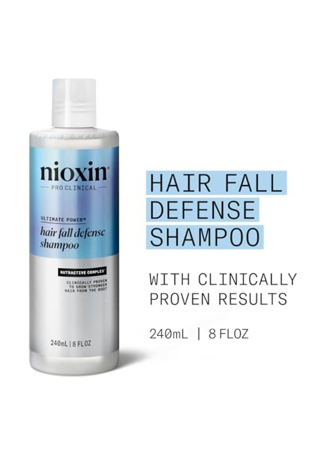 NIOXIN Hair Fall Defense Shampoo Activates Hair Follicles for Visibly Less Hair Loss With Niacinamide Caffeine Lauric Acid and Sandalore 81 Fl Oz - Image 3