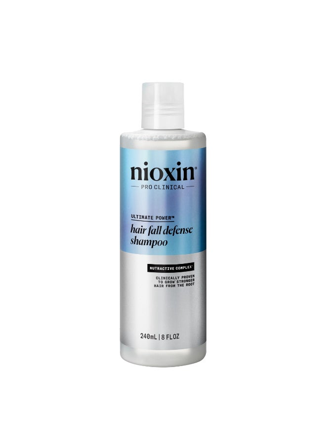 NIOXIN Hair Fall Defense Shampoo Activates Hair Follicles for Visibly Less Hair Loss With Niacinamide Caffeine Lauric Acid and Sandalore 81 Fl Oz - Image 2