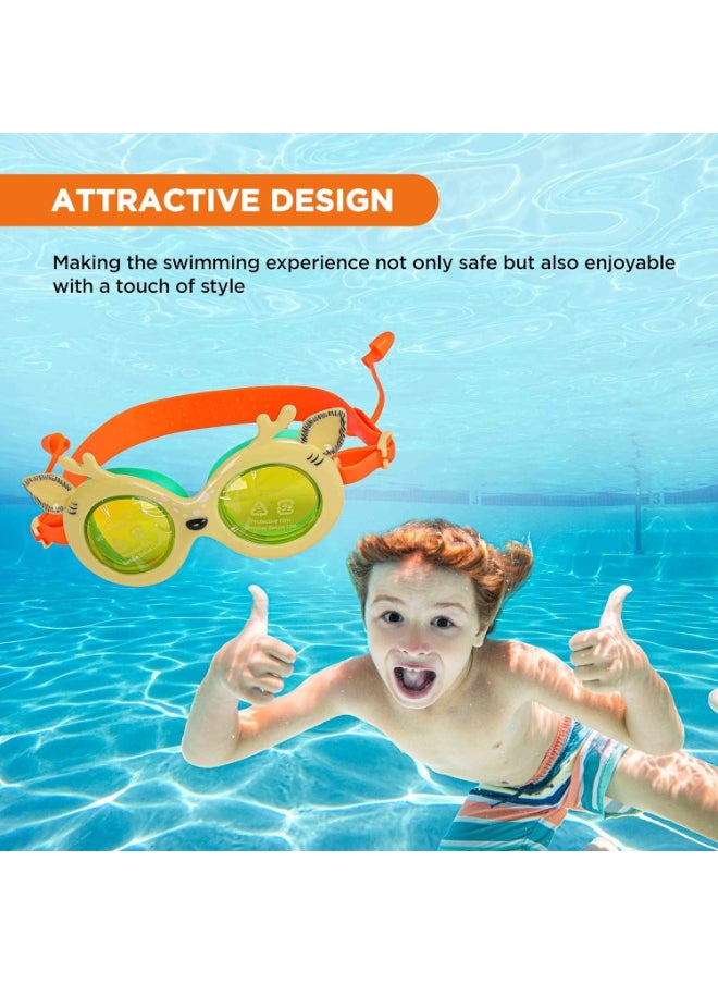 ENDLESS  Premium Swimming Goggle with Anti-Fog and UV Protection | Stylish Big Frame for more Visibility | Soft Silicone Gasket for Leak Proof | With Hard Case  - Image 4