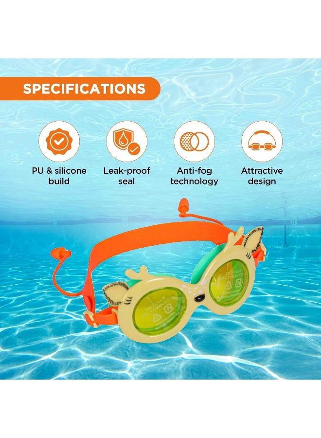 ENDLESS  Premium Swimming Goggle With Anti-Fog And Uv Protection | Stylish Big Frame For More Visibility | Soft Silicone Gasket For Leak Proof | With Hard Case - Image 1