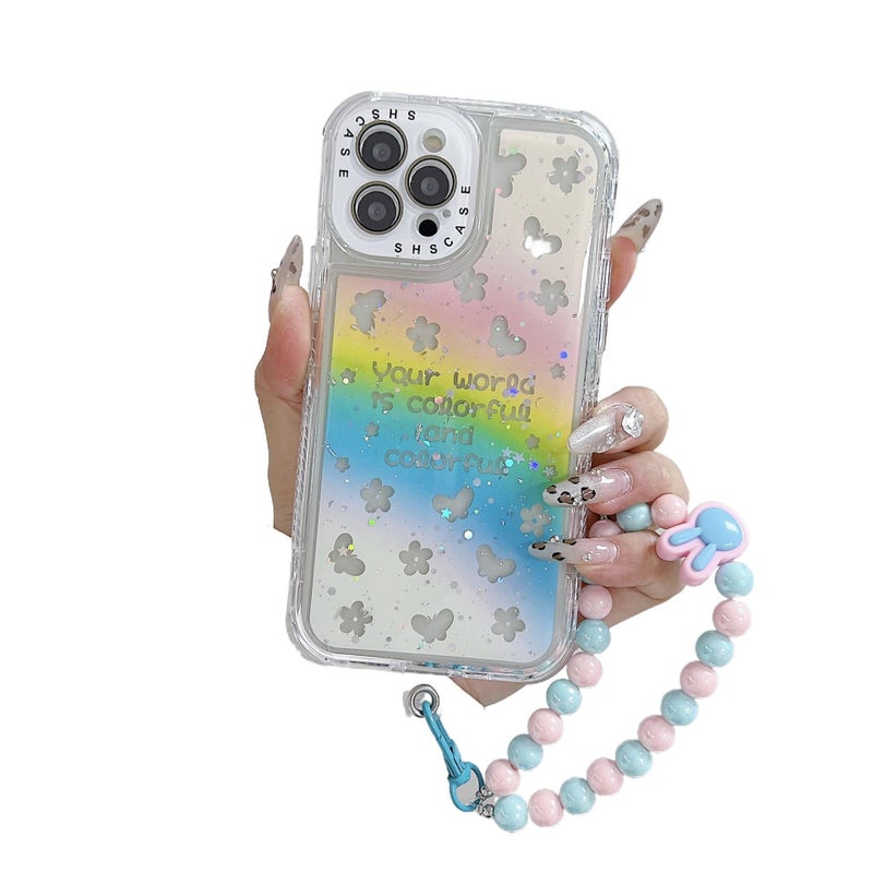 BB غطاء واقي، حماية من السقوط، TPU+PC، Mirror، مقاوم للصدمات لـ iPhone 13 مع مرآة من مادة TPU - Image 4