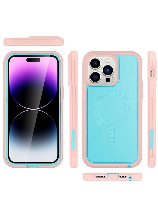 اس-توب جراب لهاتف iPhone 15 Pro Max Defender Series XT MagSafe المغناطيسي PC + جراب هاتف مقاوم للصدمات من مادة TPU - Image 2