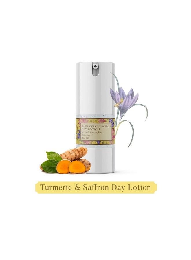 OHRIA Ayurveda Paimanjal & Kesar Day Lotion ; Turmeric & Saffron Moiturizer Helps To Reduces Acne & Helps In Skin Healing15Ml - Image 4