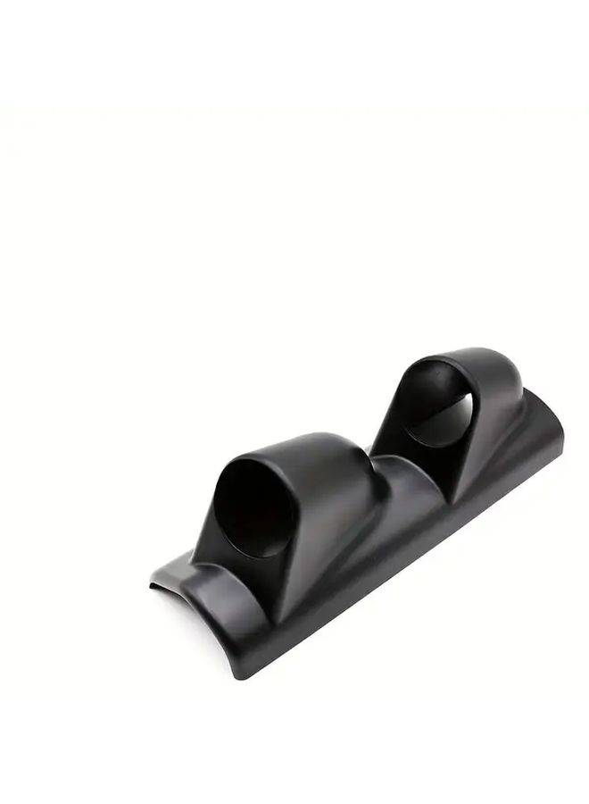 Black Dual Gauge Mount Holder For Car A Pillar Easy Installation No Battery - Image 3
