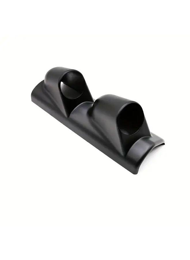 Black Dual Gauge Mount Holder For Car A Pillar Easy Installation No Battery - Image 4