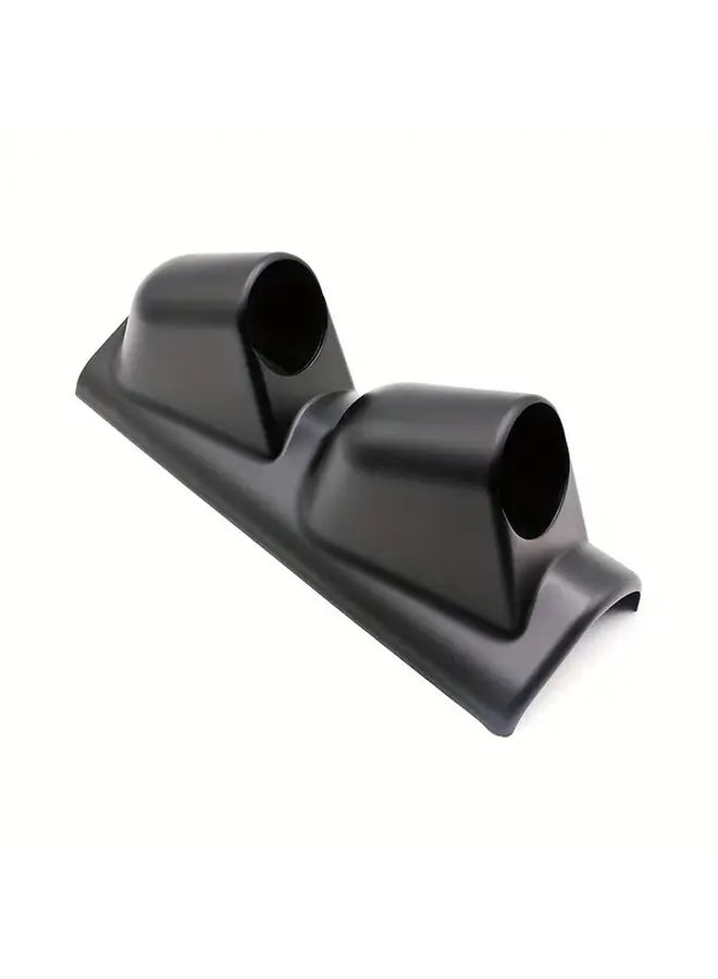 Black Dual Gauge Mount Holder For Car A Pillar Easy Installation No Battery - Image 1