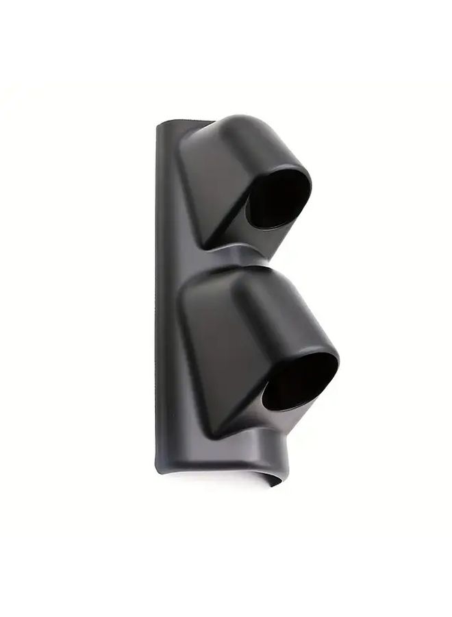 Black Dual Gauge Mount Holder For Car A Pillar Easy Installation No Battery - Image 5